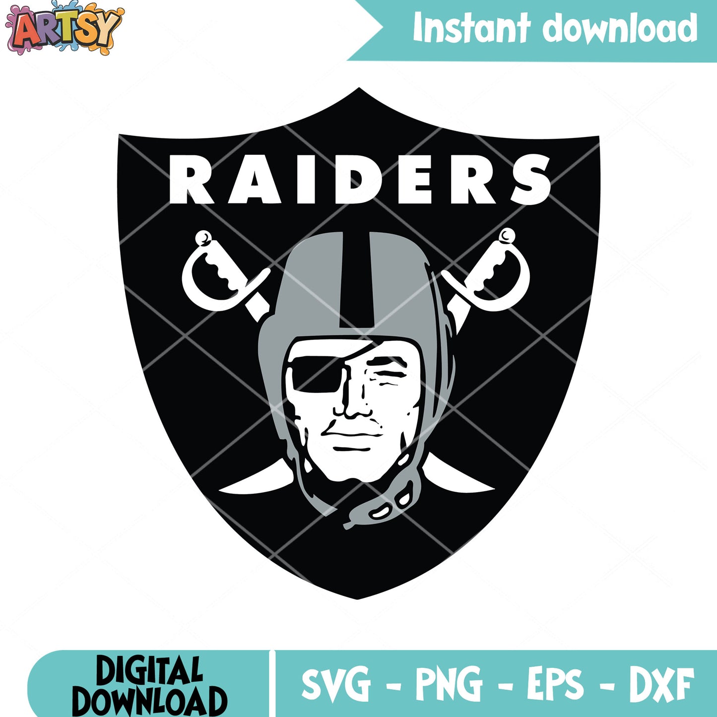 Cutlasses pirate raiders svg, nfl logo​ svg, raiders shield svg