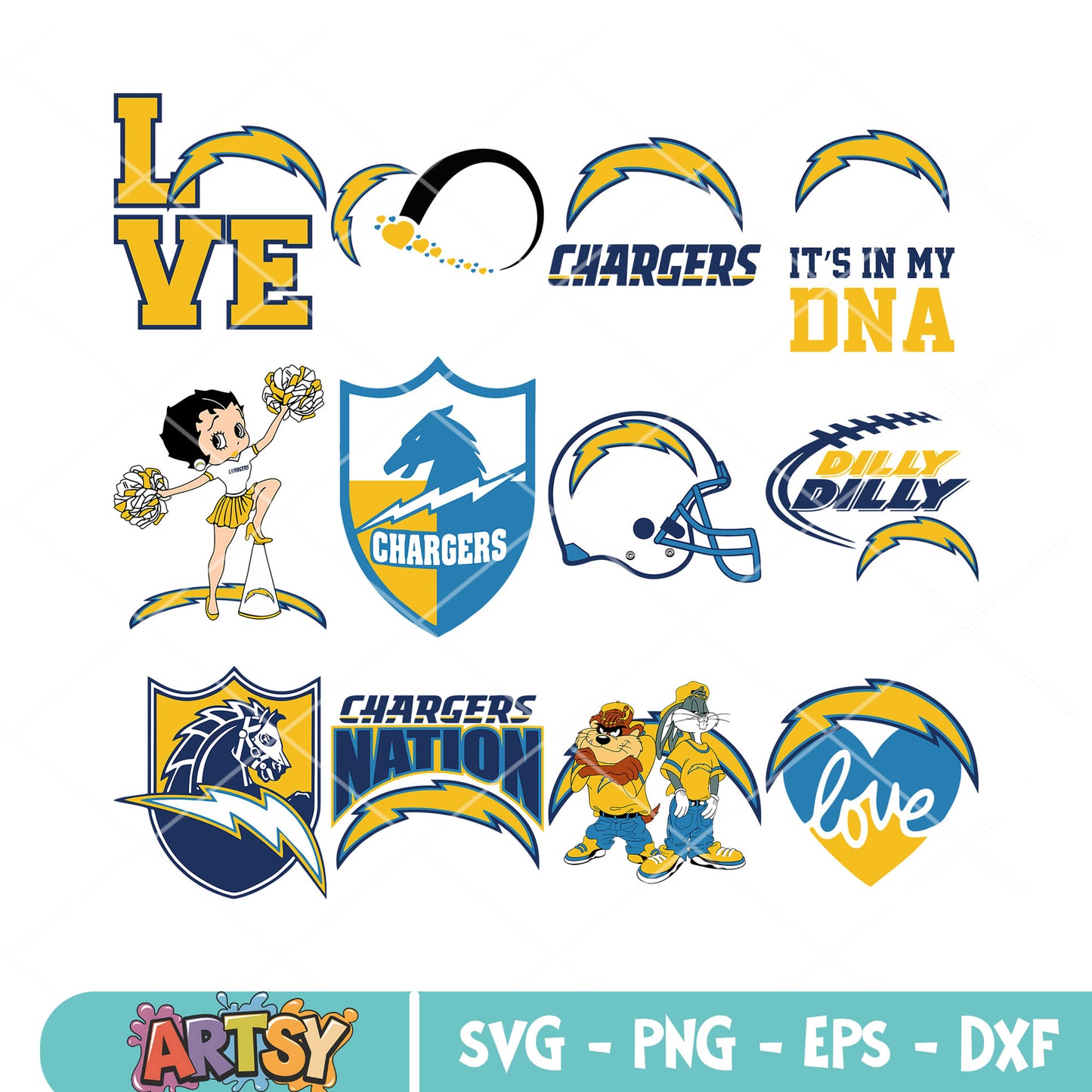 DNA Los angeles bundle svg, bug bunny bundle svg, tasmanian devil bundle svg