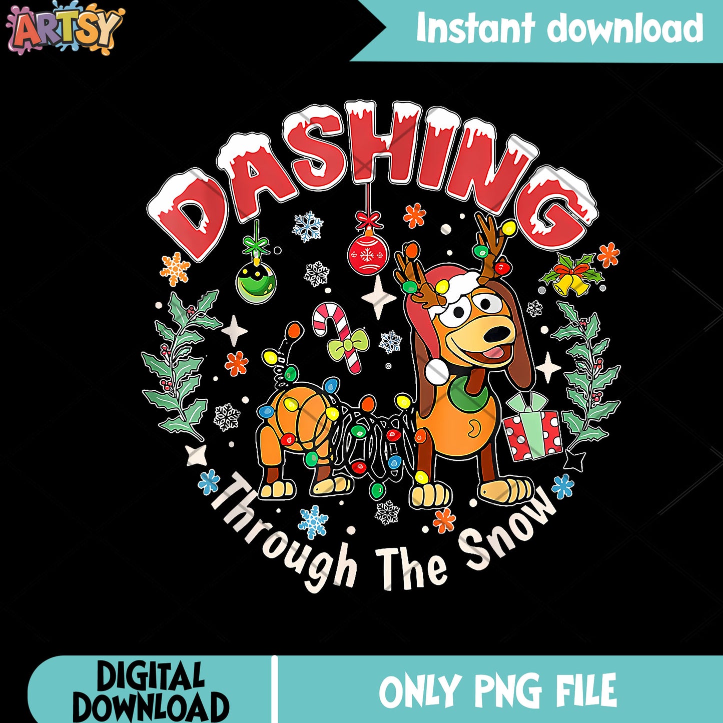 Dashing through the snow png, merry christmas png, toy story png