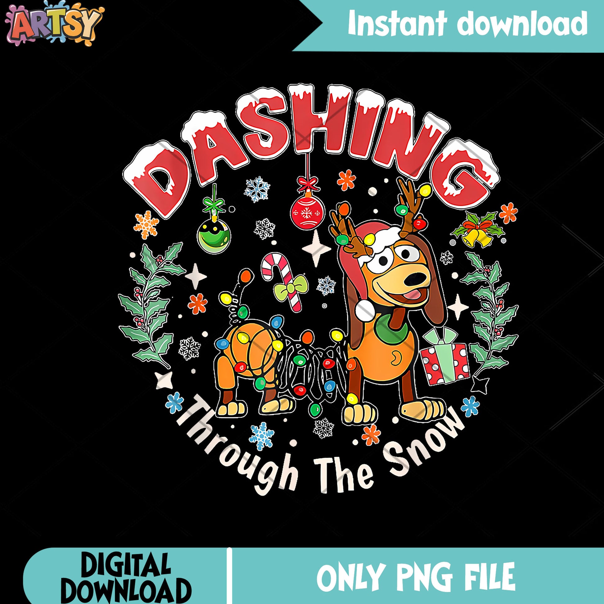 Dashing through the snow png, merry christmas png, toy story png