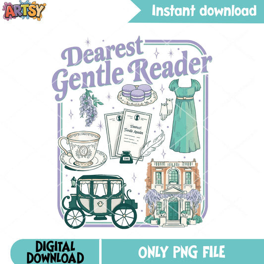 Dearest gentle reader png, fancy stuff png, macaroni png