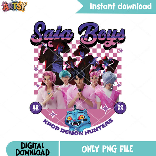 Demon in kpop demon png, derpy tiger​​ png, saja boys png