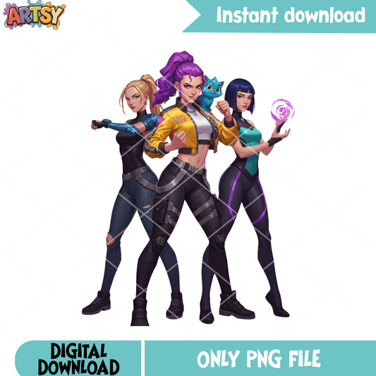 Derpy  and three nice cake png, huntrix girls png, huntrix band png