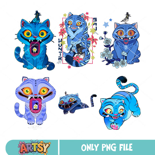 Derpy cute file png bundle, derpy tiger png, derpy kpop png