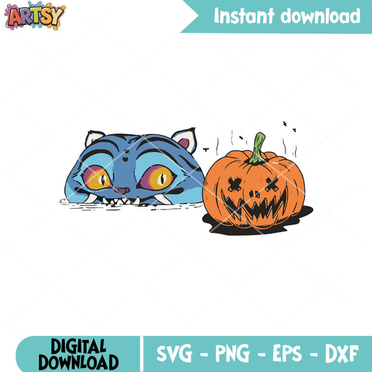 Derpy head and pumpkin svg, derpy halloween svg, kpop demon hunters svg