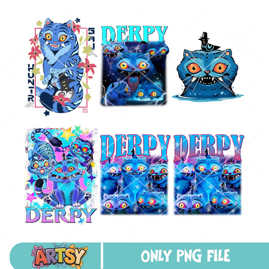 Derpy kpop hunters png bundle, kpop idol derpy​ png, kpop demon hunters​ png