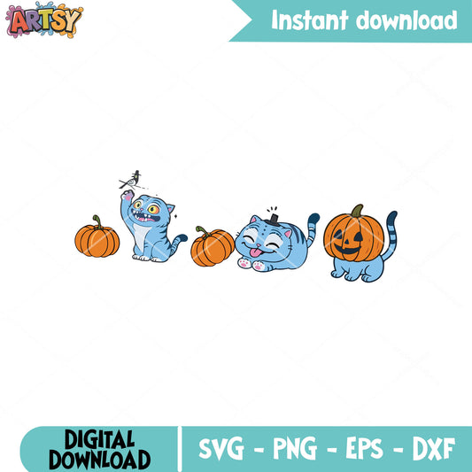 Derpy kpop pumpkin svg, kpop demon hunters svg, derpy​ tiger svg