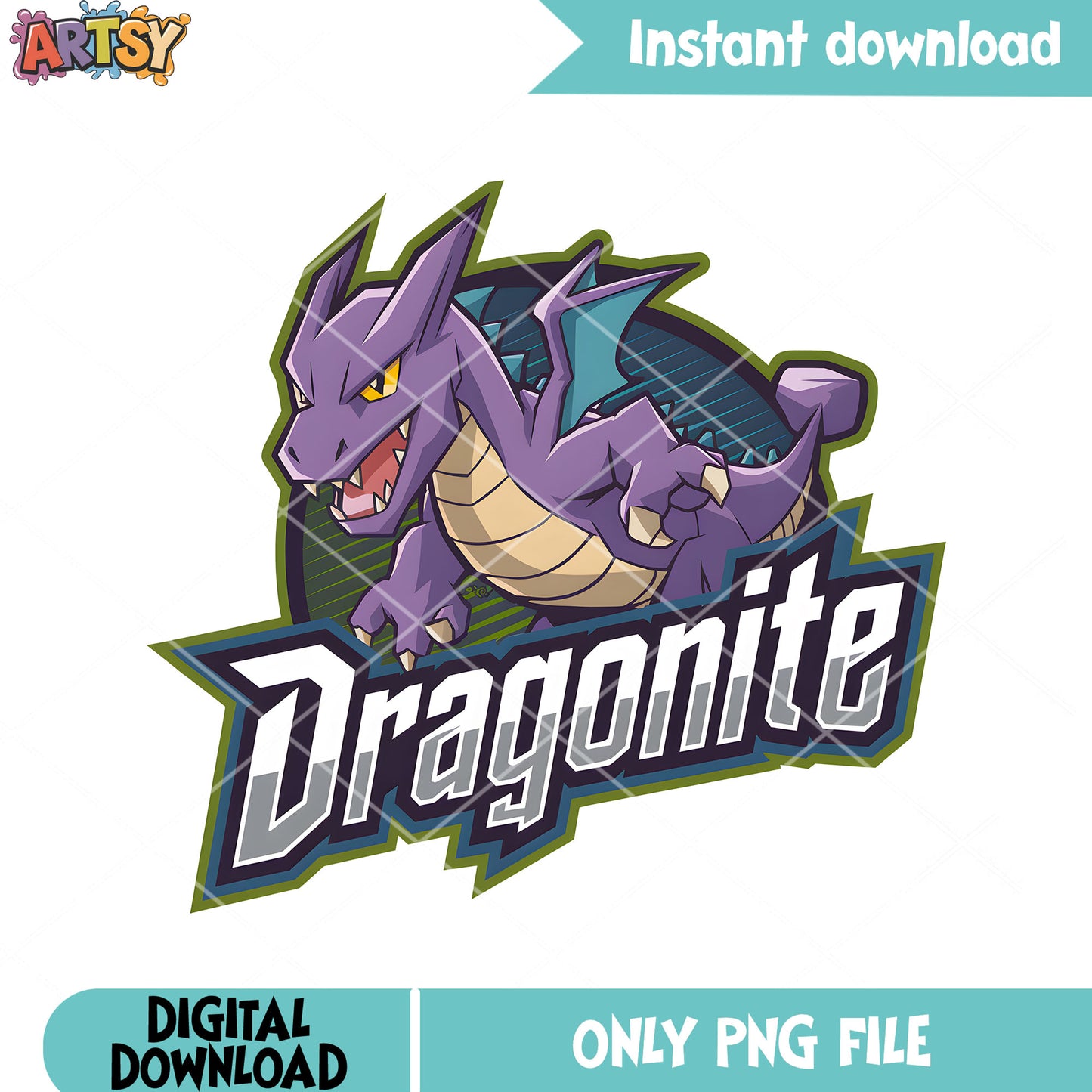 Dinosaur dragonite poster png, pokemon poster png, pokemon movie png