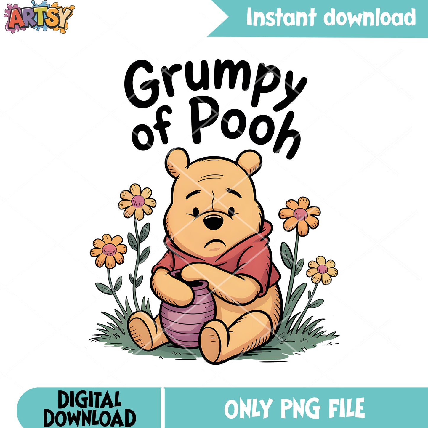 Disapointed pooh winnie png, disney pooh png, pooh winnie bear png