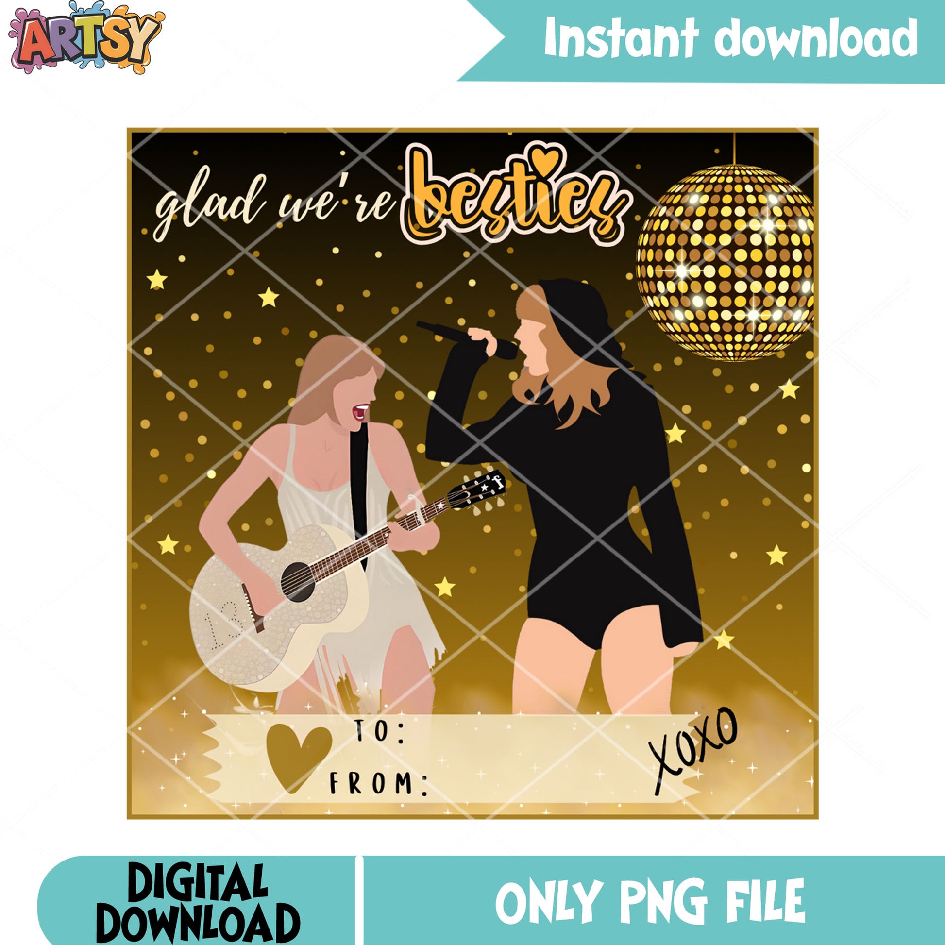 Disco valentine party png, valentine stamp png, valentine day png