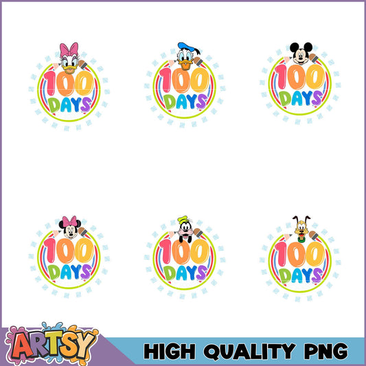 Disney 100 Days PNG Bundle High Quality
