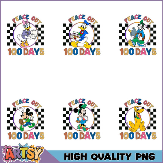 Disney 100 Days PNG Bundle High Quality Images