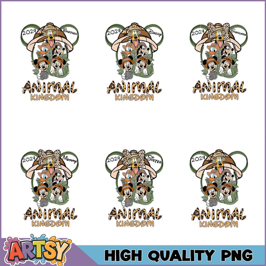 Disney Animal Kingdom PNG Bundle 2024