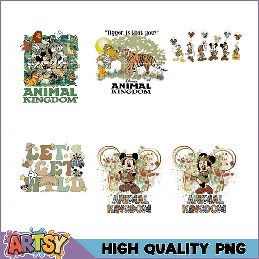 Disney Animal Kingdom PNG Bundle High Quality Images