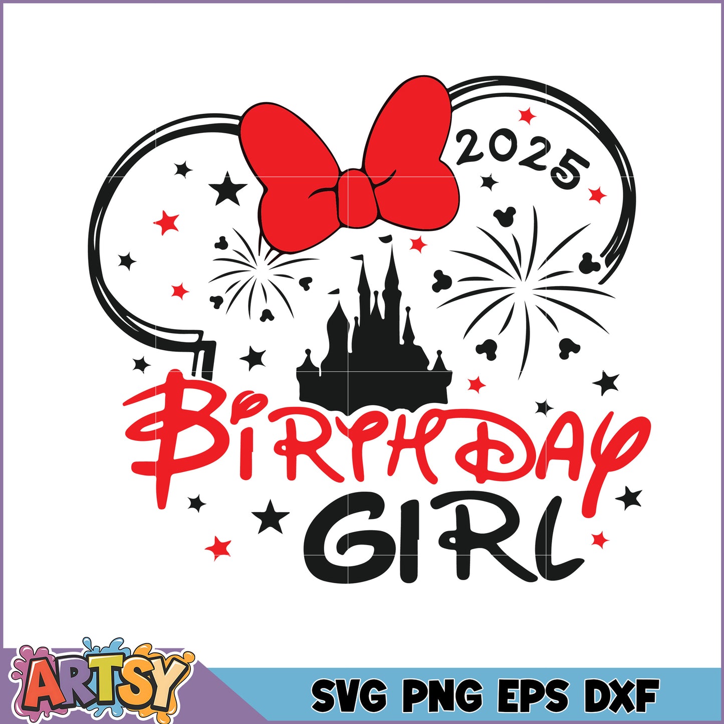 Disney Birthday Girl SVG 2025