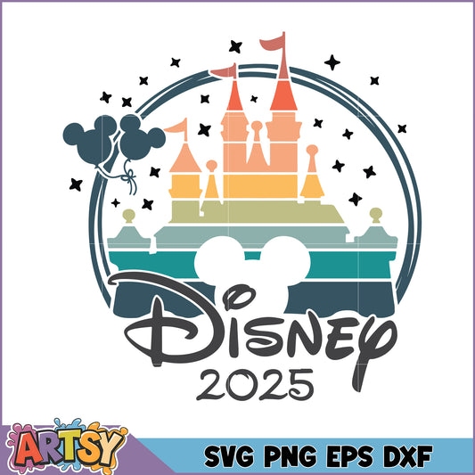 Disney Castle 2025 SVG Cut File