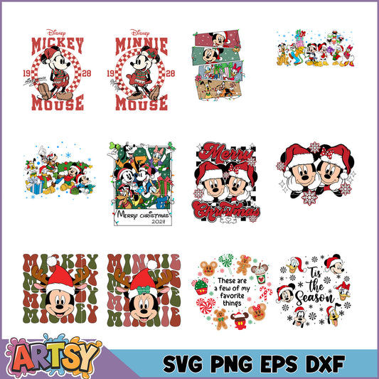 Disney Christmas SVG Bundle
