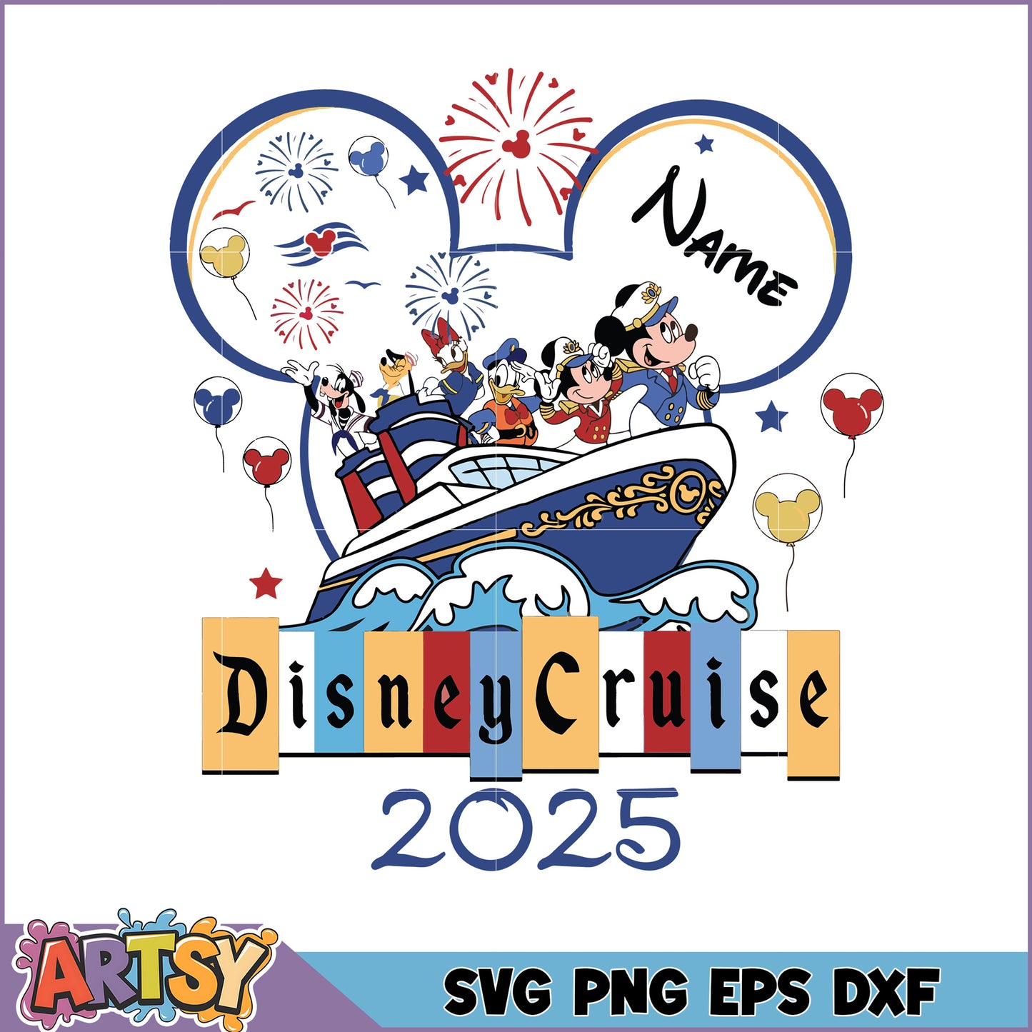 Disney Cruise 2025 SVG Cut File