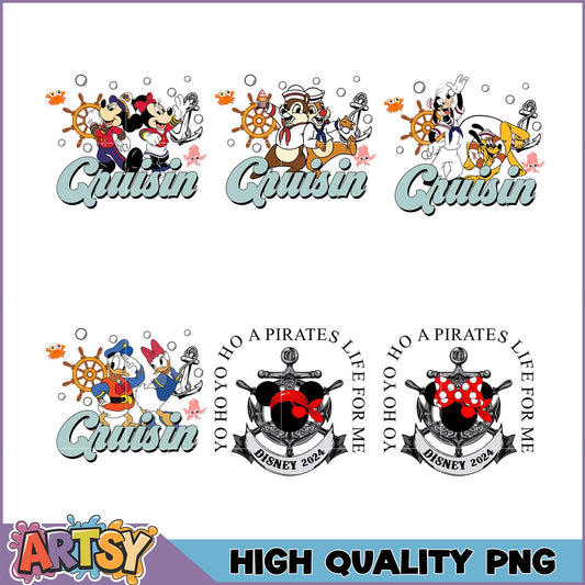 Disney Cruise PNG Bundle High Quality Images
