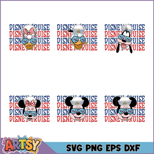 Disney Cruise SVG Bundle Mickey Minnie