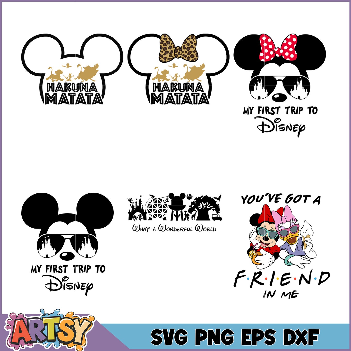 Disney Inspired SVG Bundle for Fun Crafting Projects and Design