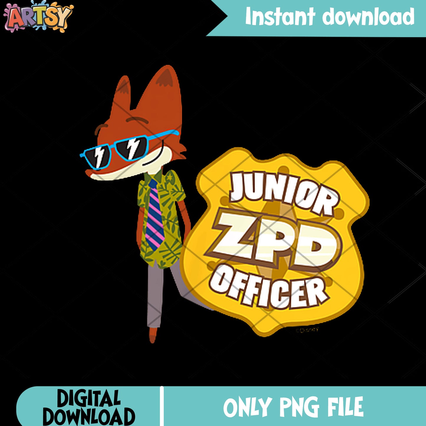 Disney Juniorofficer fox png, nick wilde png, Zootopia 2 png