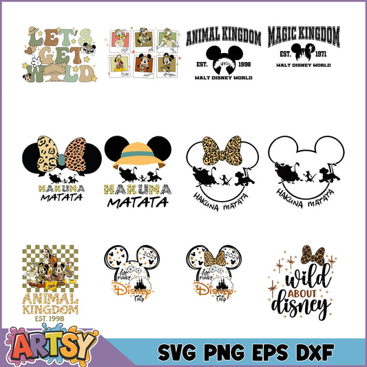 Disney SVG Bundle Animals & More