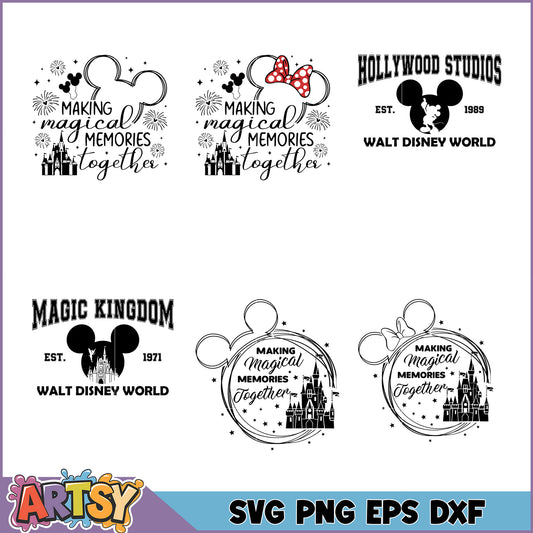 Disney SVG Bundle Magical Memories Designs