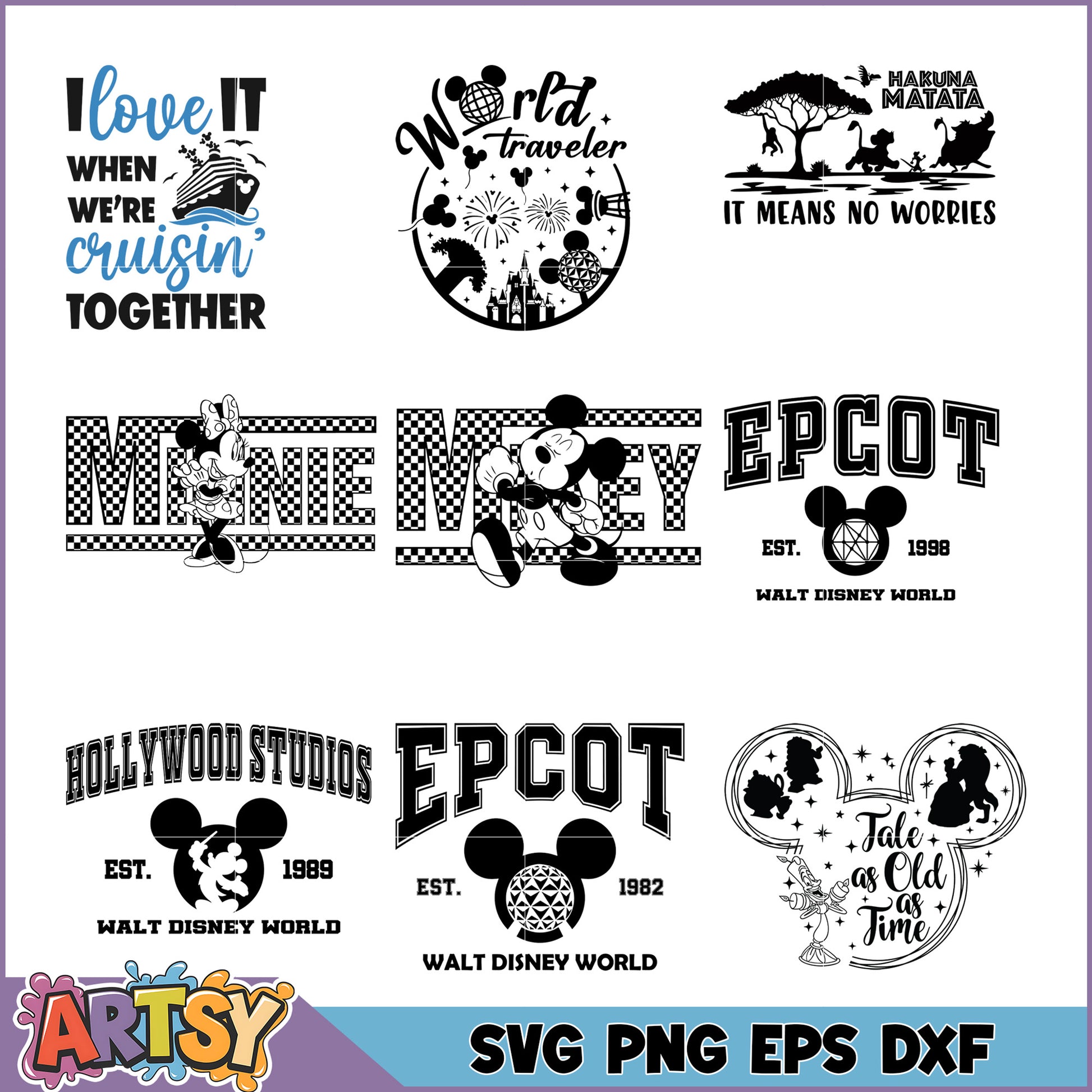 Disney SVG Bundle  Parks & Cruise Designs