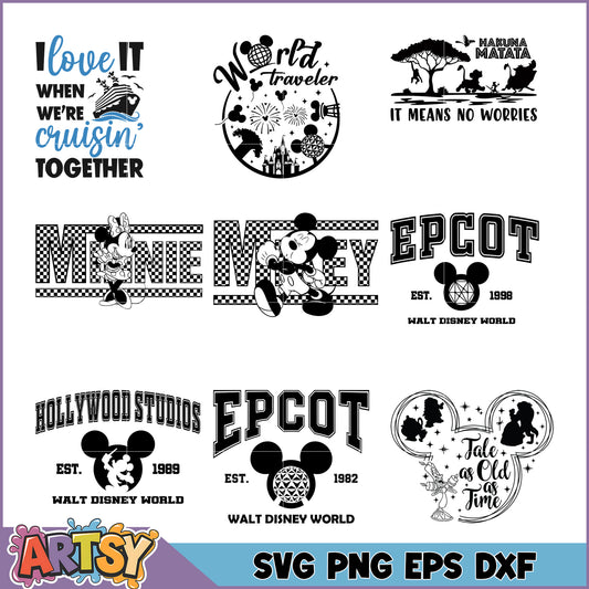 Disney SVG Bundle  Parks & Cruise Designs