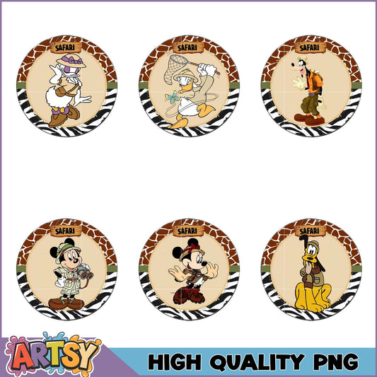 Disney Safari PNG Bundle High Quality Images
