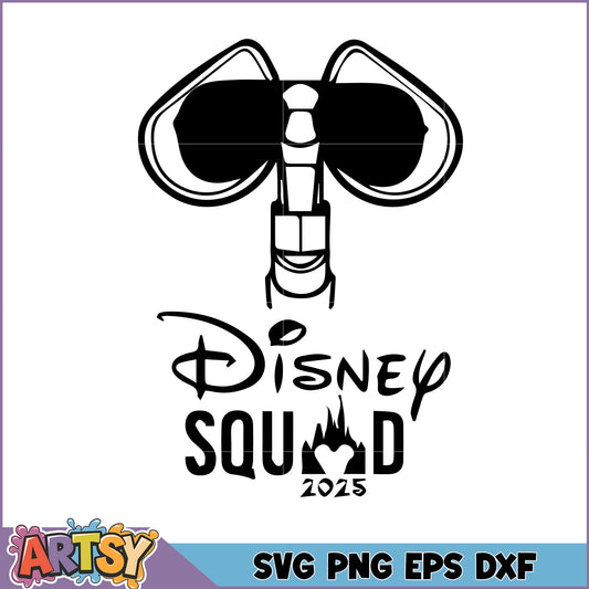 Disney Squad 2025 SVG Art for Creative Projects