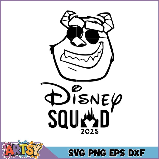 Disney Squad 2025 SVG Graphic for Creative Projects