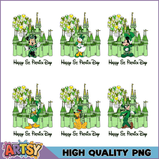 Disney St Patricks Day PNG Bundle High Quality