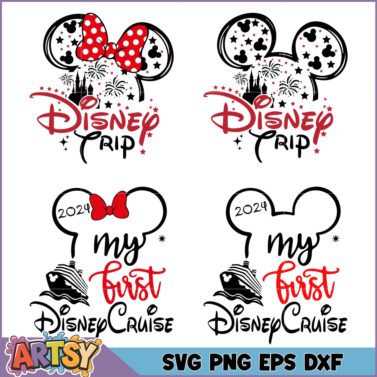 Disney Trip & Cruise SVG Bundle