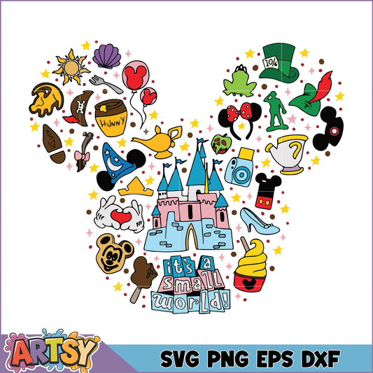 Disney World Icons SVG It's a Small World