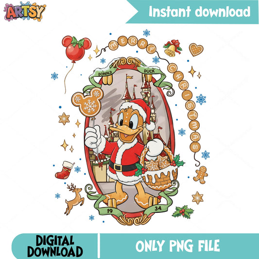 Disney Characters Coquette Bow Donald