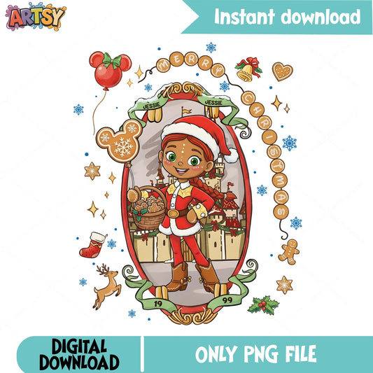 Disney Characters Coquette Bow Jessie