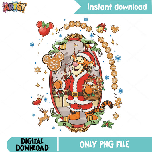 Disney Characters Coquette Bow Tigger