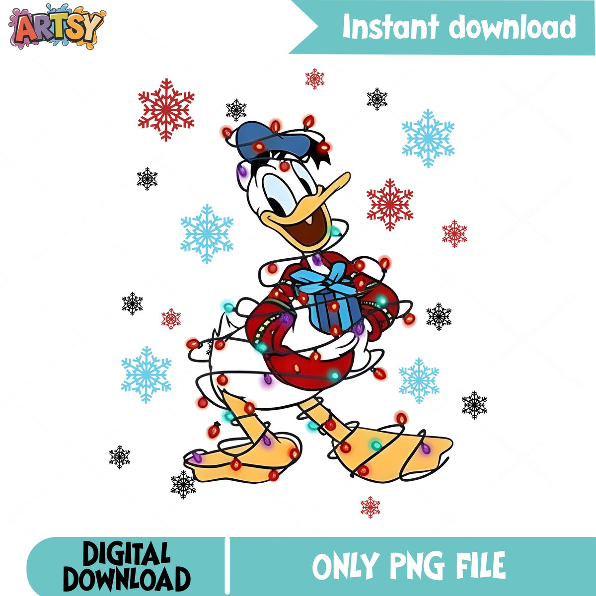 Disney Christmas Character Donald