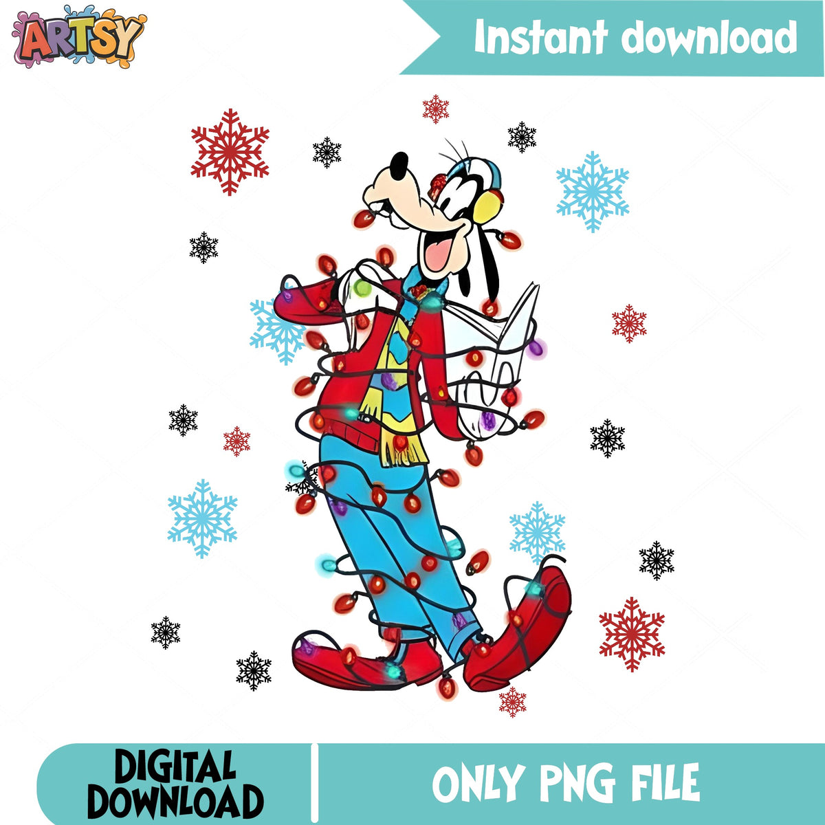 Disney Christmas Character Goofy