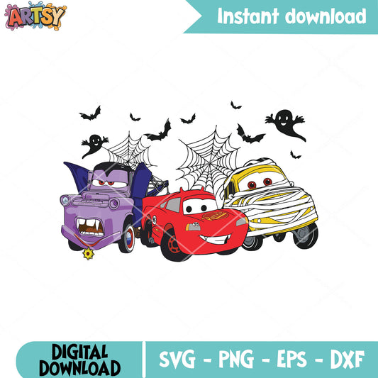 Disney car halloween svg, disney car svg, halloween costume svg