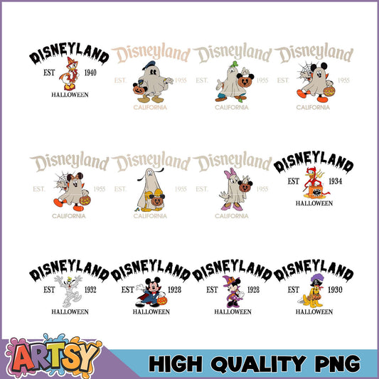 Disneyland Halloween PNG Bundle High Quality Images