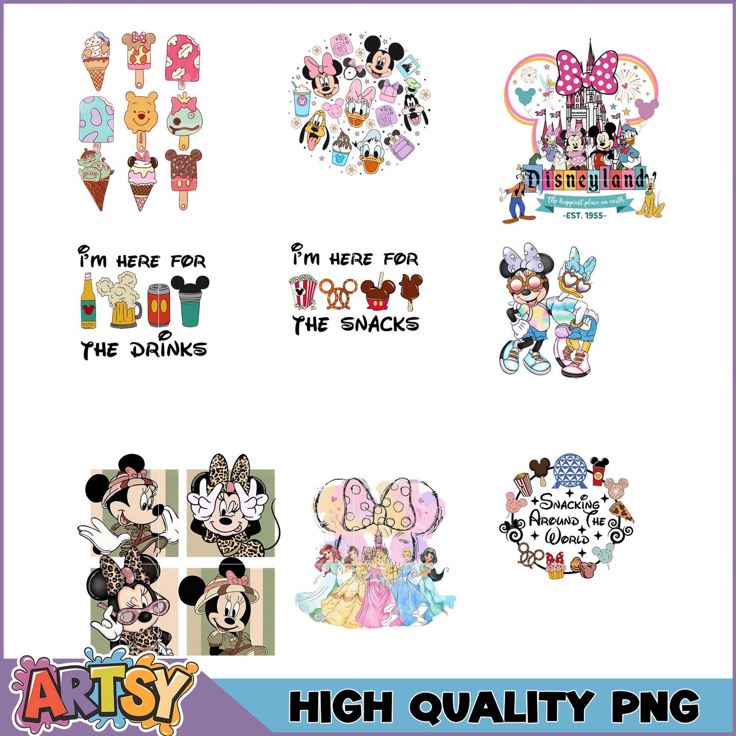 Disneyland PNG Bundle High Quality Images