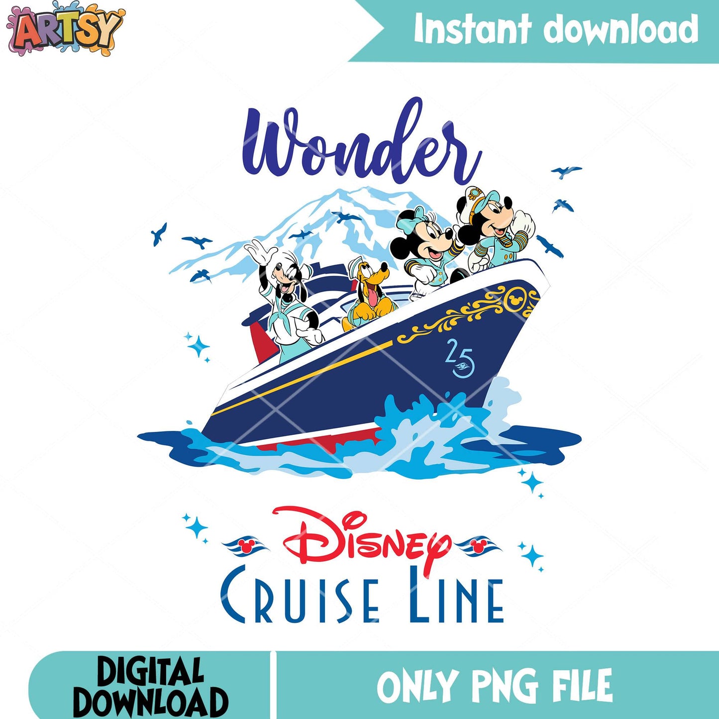 Disney line trip vibes png, mickey mouse png, disney cruise mickey png