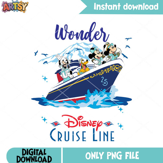 Disney line trip vibes png, mickey mouse png, disney cruise mickey png
