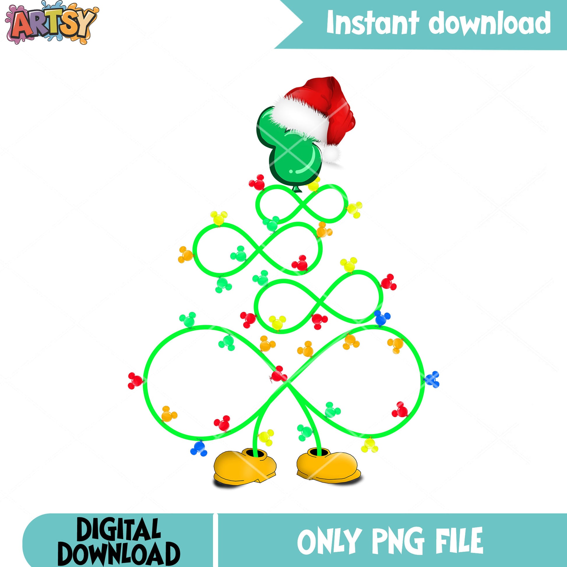 Disney mickey santa png, mickey mouse png, santa hat png