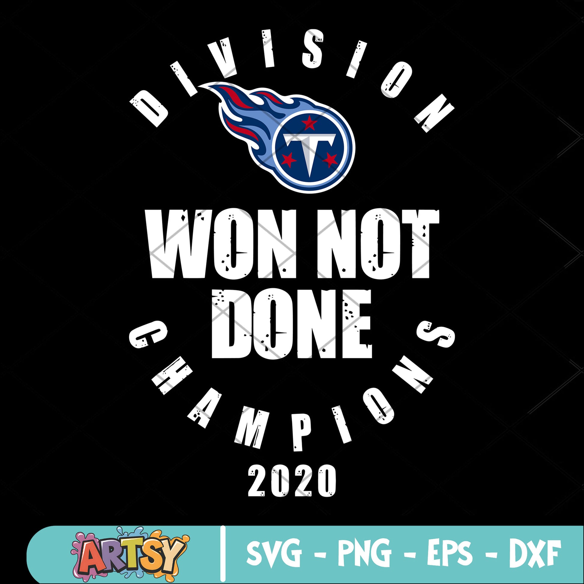 Division champions 2020 svg, tennessee titans svg, usa football svg