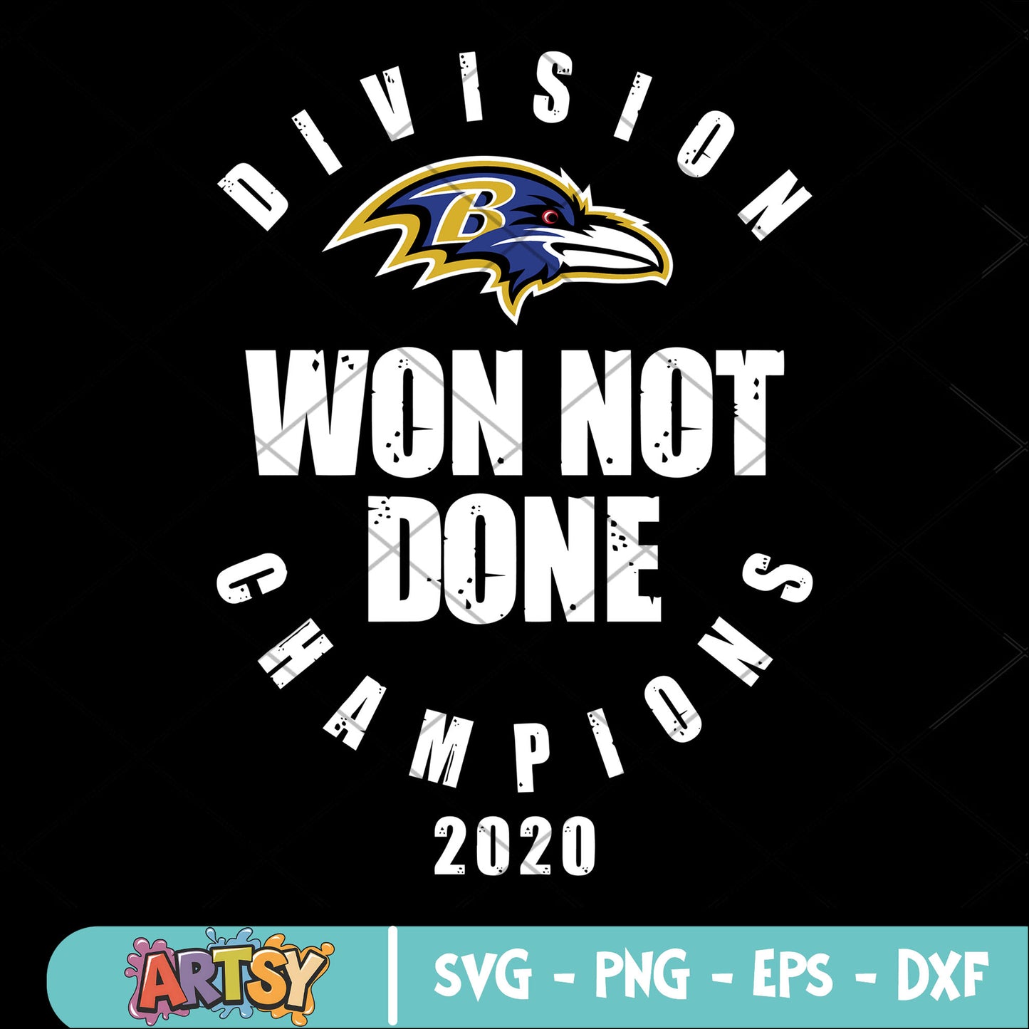 Division champion svg. baltimore ravens svg, wilson nfl football​ svg