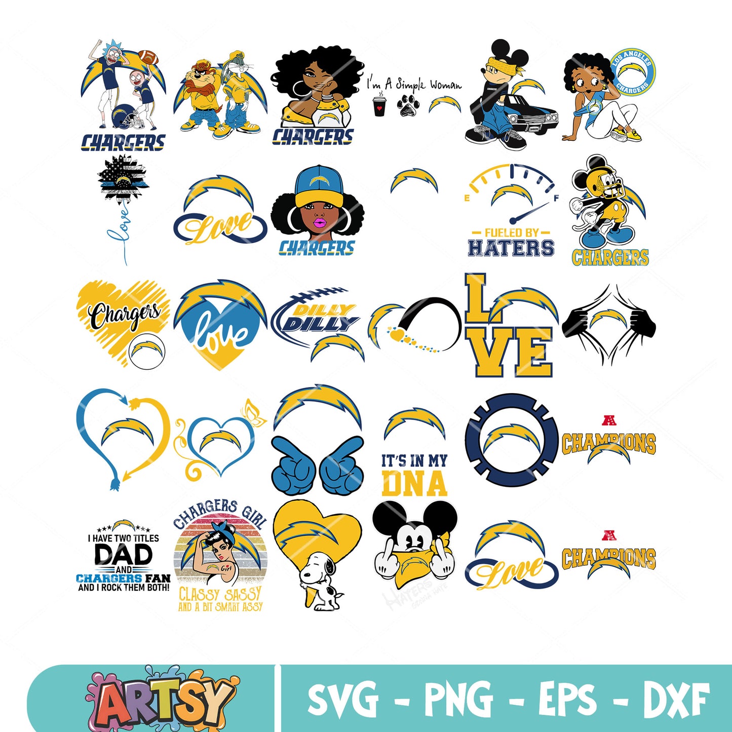 Division won not done bundle svg, los angeles chargers bundle svg